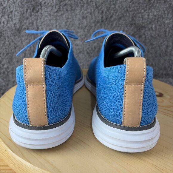 Cole Haan ØriginalGrand Stitchlite Wingtip Oxford Mens Size 10 Blue Knit Shoes